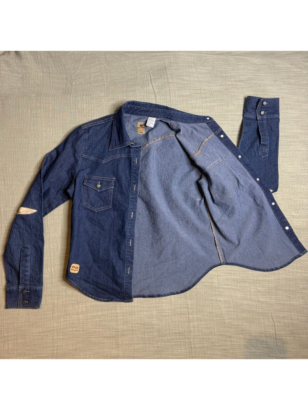 Enyce Western Denim Button Down Shirt